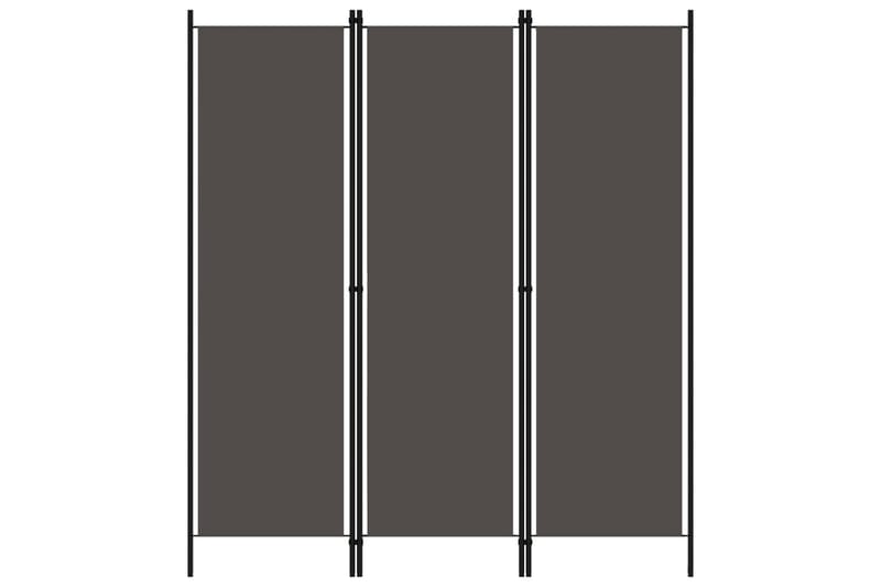 Romdeler 3 paneler antrasitt 150x180cm - Innredning - Romdelere - Skjermvegg