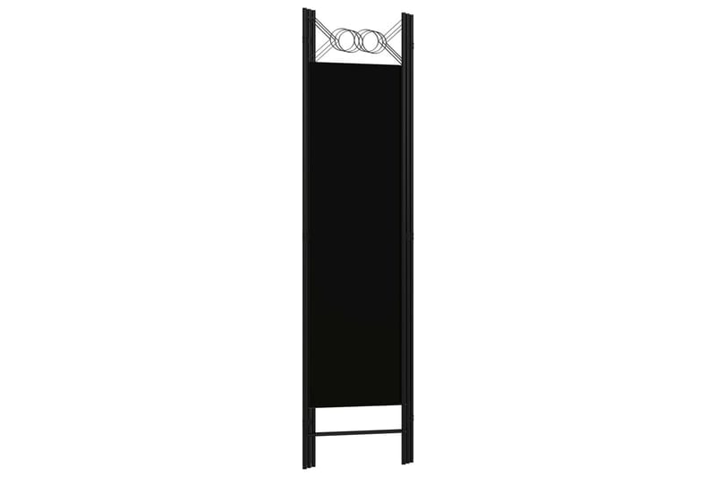 Romdeler 3 paneler svart 120x180 cm - Innredning - Romdelere - Skjermvegg