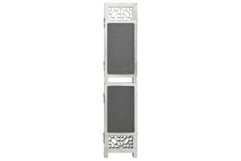 Romdeler 3 paneler grå 105x165 cm stoff - Grå - Skjermvegg - Romdelere