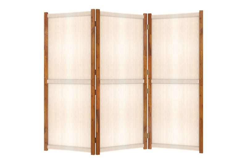 Romdeler 3 paneler kremhvit 210x180 cm - Krem - Innredning - Romdelere - Skjermvegg