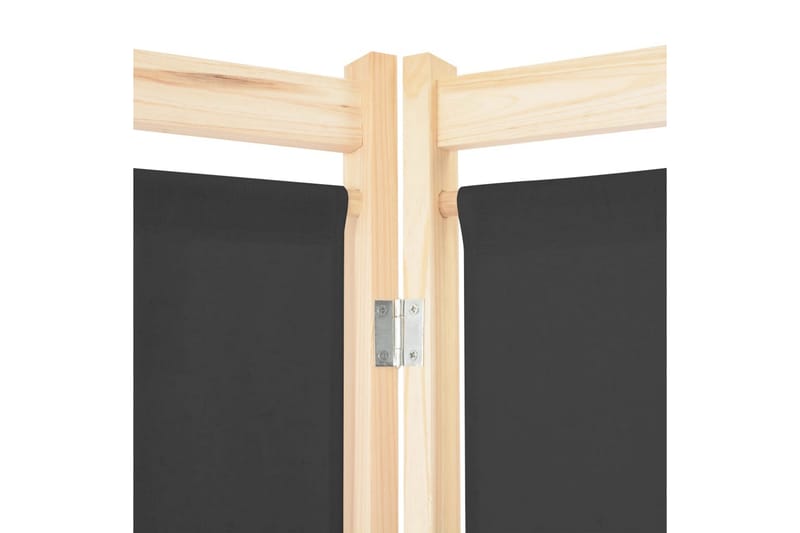Romdeler 4 paneler grå 160x170x4 cm stoff - Innredning - Romdelere - Skjermvegg
