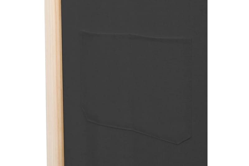 Romdeler 4 paneler grå 160x170x4 cm stoff - Romdelere - Skjermvegg