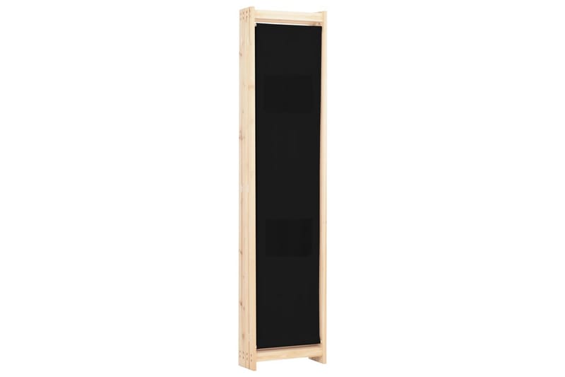 Romdeler 4 paneler svart 160x170x4 cm stoff - Innredning - Romdelere - Skjermvegg