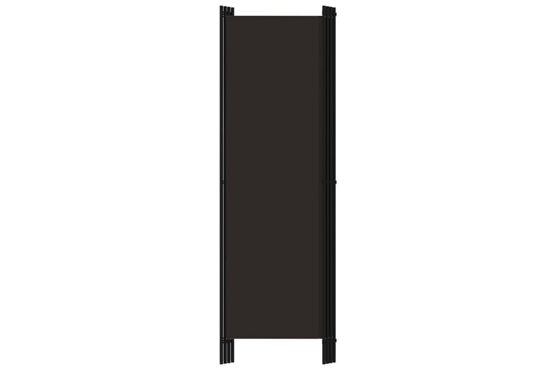 Romdeler 4 paneler brun 200x180 cm - Innredning - Romdelere - Skjermvegg