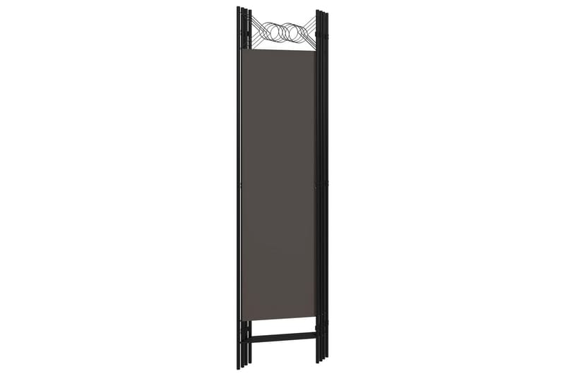 Romdeler 4 paneler antrasitt 160x180 cm - Innredning - Romdelere - Skjermvegg