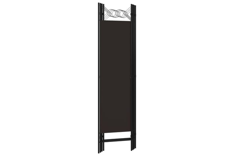 Romdeler 4 paneler brun 160x180 cm - Innredning - Romdelere - Skjermvegg
