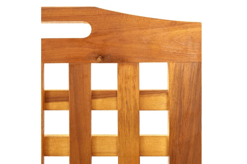 Romdeler 4 paneler 161x2x170 cm heltre akasie - Brun - Innredning - Romdelere - Skjermvegg