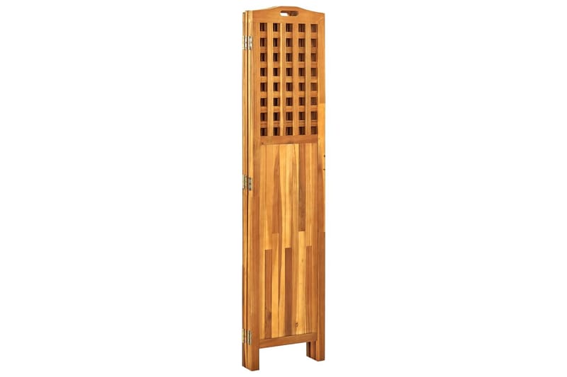 Romdeler 4 paneler 161x2x170 cm heltre akasie - Brun - Innredning - Romdelere - Skjermvegg