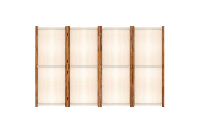 Romdeler 4 paneler kremhvit 280x180 cm - Krem - Innredning - Romdelere - Skjermvegg