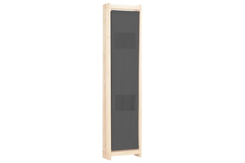 Romdeler 5 paneler grå 200x170x4 cm stoff - Innredning - Romdelere - Skjermvegg