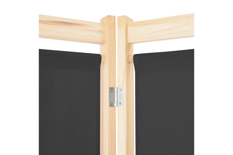 Romdeler 5 paneler grå 200x170x4 cm stoff - Innredning - Romdelere - Skjermvegg