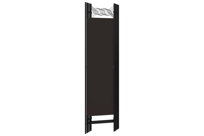 Romdeler 5 paneler brun 200x180 cm - Innredning - Romdelere - Skjermvegg