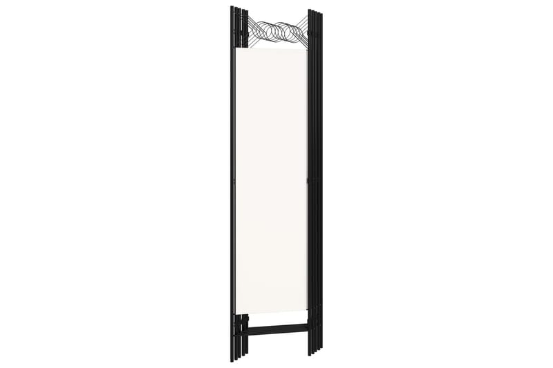Romdeler 5 paneler hvit 200x180 cm - Innredning - Romdelere - Skjermvegg