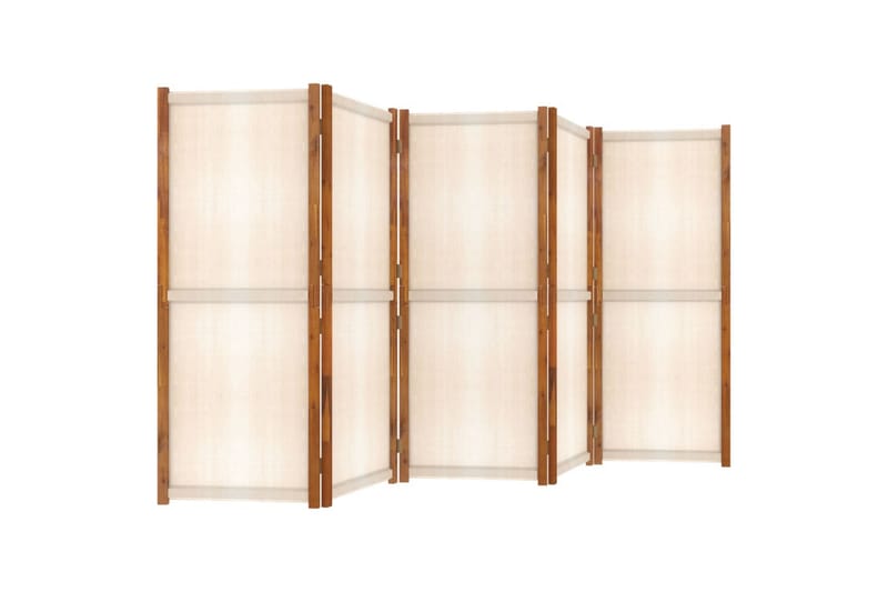 Romdeler 5 paneler kremhvit 350x180 cm - Krem - Innredning - Romdelere - Skjermvegg