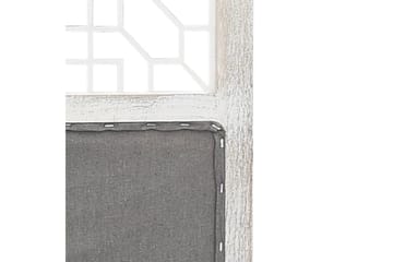 Romdeler 6 paneler grå 210x165 cm stoff - Grå - Innredning - Romdelere - Skjermvegg