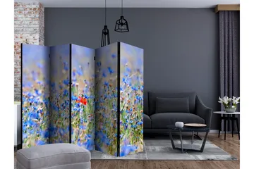 Romdeler A Sky-Colored Meadow - Cornflowers II - Artgeist sp. z o. o. - Innredning - Romdelere - Bretteskjerm