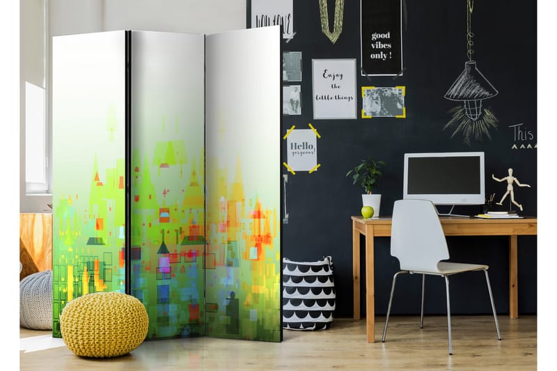 Romdeler Abstract City 135x172 - Artgeist sp. z o. o. - Innredning - Romdelere - Bretteskjerm