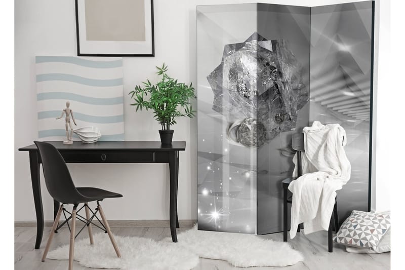 Romdeler Abstract Greyness 135x172 - Artgeist sp. z o. o. - Innredning - Romdelere - Bretteskjerm