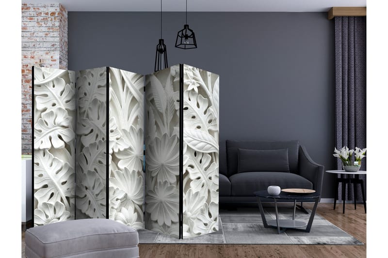 Romdeler - Alabaster Garden II 225x172 - Artgeist sp. z o. o. - Innredning - Romdelere - Bretteskjerm