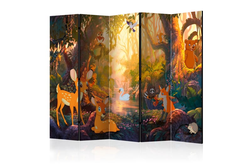 Romdeler - Animals in the Forest II 225x172 - Artgeist sp. z o. o. - Innredning - Romdelere - Bretteskjerm