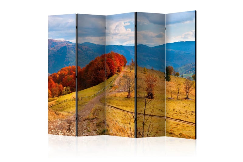 Romdeler - Autumn landscape in the Carpathian 225x172 - Artgeist sp. z o. o. - Innredning - Romdelere - Bretteskjerm