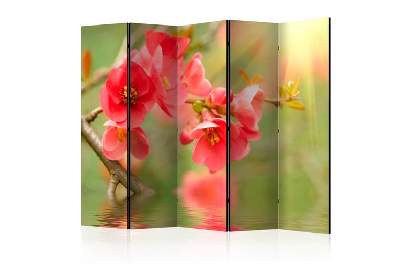 Romdeler - Azalea reflected in the water II 225x172 - Artgeist sp. z o. o. - Innredning - Romdelere - Bretteskjerm