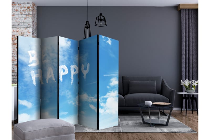 Romdeler - Be happy II 225x172 - Artgeist sp. z o. o. - Innredning - Romdelere - Bretteskjerm