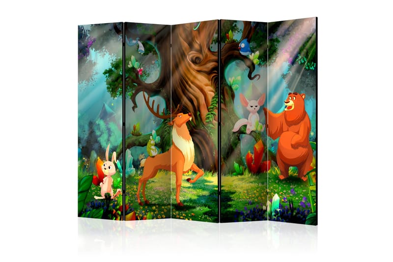 Romdeler - Bear and Friends II 225x172 - Artgeist sp. z o. o. - Bretteskjerm - Romdelere