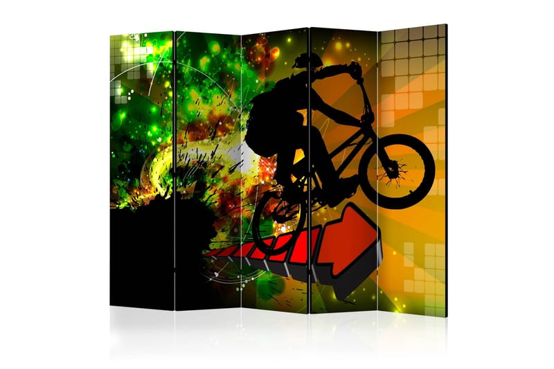 Romdeler - Bicycle Tricks II 225x172 - Artgeist sp. z o. o. - Innredning - Romdelere - Bretteskjerm
