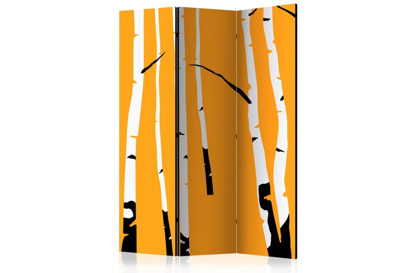 Romdeler Birches on the Orange Background, Artgeist sp. z o. o.