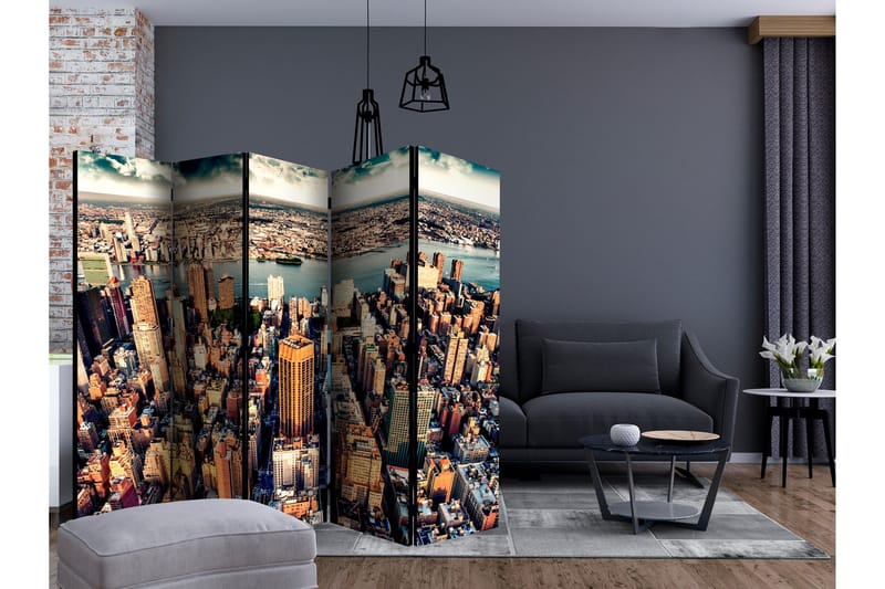 Romdeler - Bird's Eye View of New York II 225x172 - Artgeist sp. z o. o. - Innredning - Romdelere - Bretteskjerm