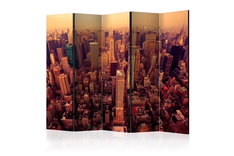Romdeler - Bird Eye View Of Manhattan, New York II 225x1 - Artgeist sp. z o. o. - Innredning - Romdelere - Bretteskjerm