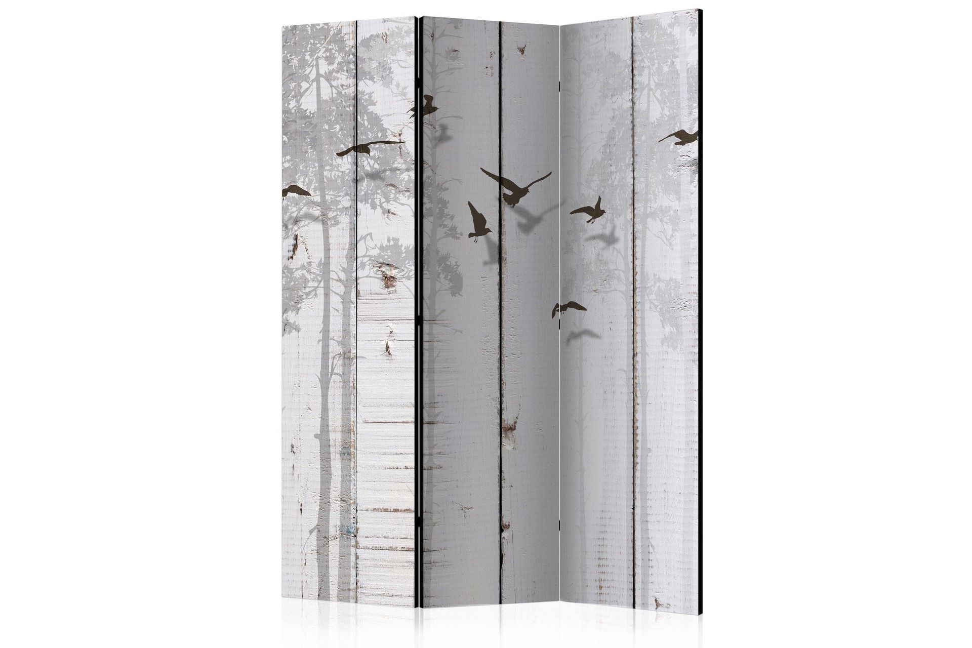 Romdeler - Birds on Boards 135x172 - Artgeist sp. z o. o.