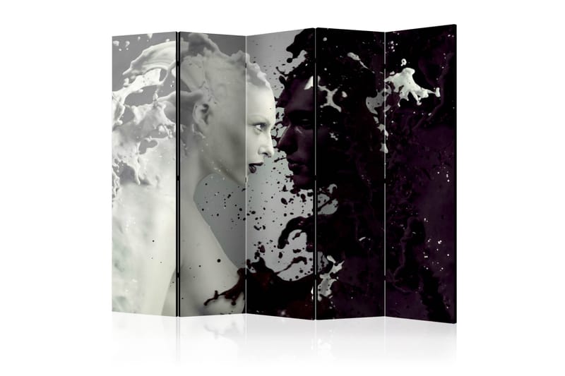 Romdeler - Black and White Faces II 225x172 - Artgeist sp. z o. o. - Innredning - Romdelere - Bretteskjerm