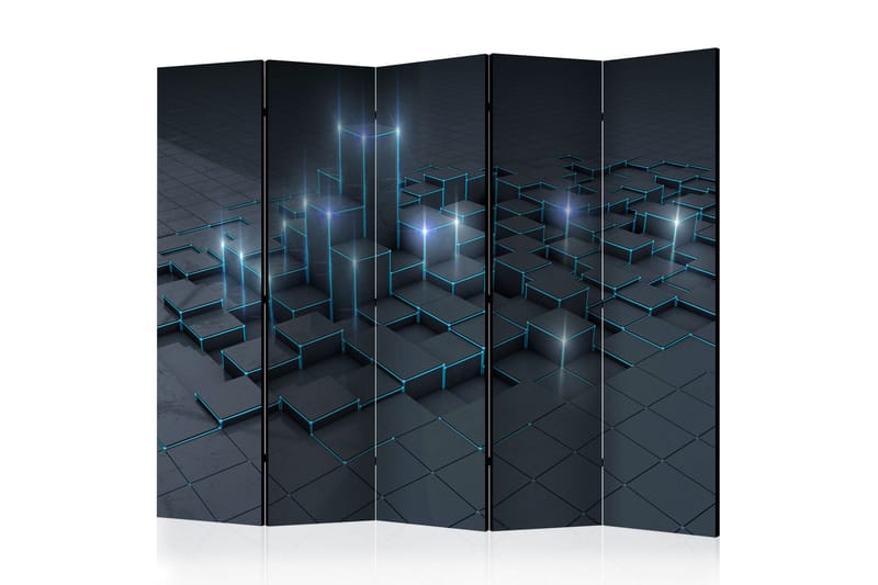 Romdeler Black City 225x172 - Artgeist sp. z o. o. - Innredning - Romdelere - Bretteskjerm