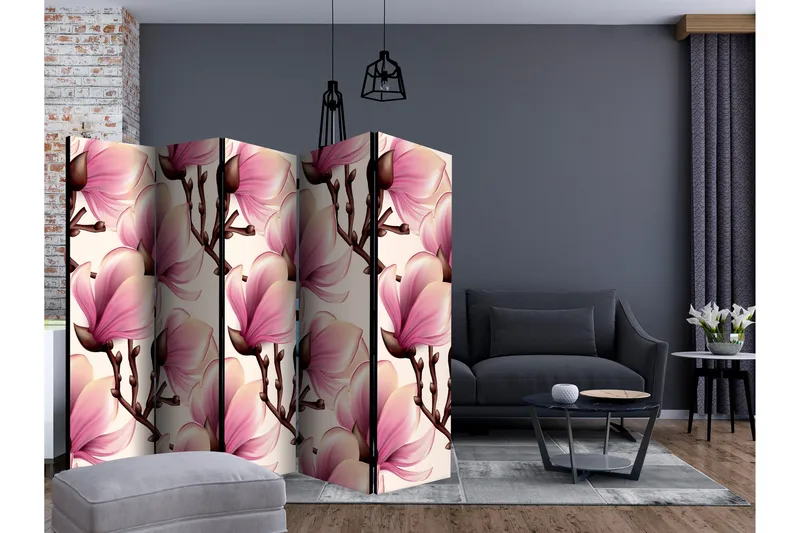 Romdeler Blooming Magnolias II - Artgeist sp. z o. o. - Innredning - Romdelere - Bretteskjerm