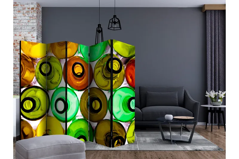 Romdeler Bottles Background II - Artgeist sp. z o. o. - Innredning - Romdelere - Bretteskjerm