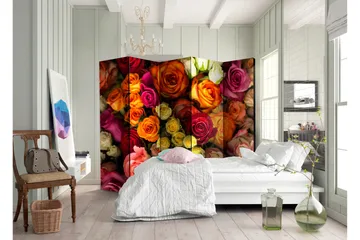 Romdeler Bouquet of Roses II 222x517 cm - Artgeist sp. z o. o. - Innredning - Romdelere - Bretteskjerm