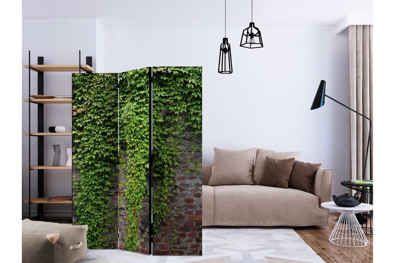 Romdeler - Brick and ivy 135x172 - Artgeist sp. z o. o. - Innredning - Romdelere - Bretteskjerm