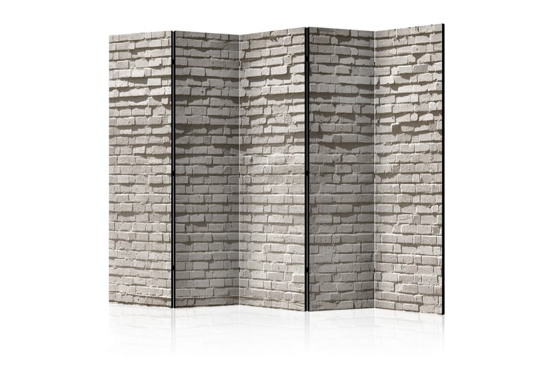 Romdeler - Brick Wall: Minimalism II 225x172 - Artgeist sp. z o. o. - Innredning - Romdelere - Bretteskjerm