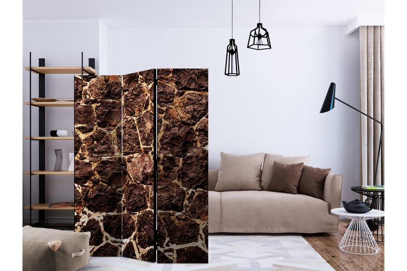 Romdeler - Brun Cave 135x172 - Artgeist sp. z o. o. - Innredning - Romdelere - Bretteskjerm