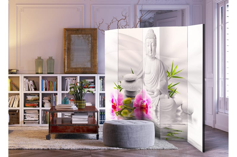 Romdeler Buddha And Orchids 225x172 - Artgeist sp. z o. o. - Innredning - Romdelere - Bretteskjerm