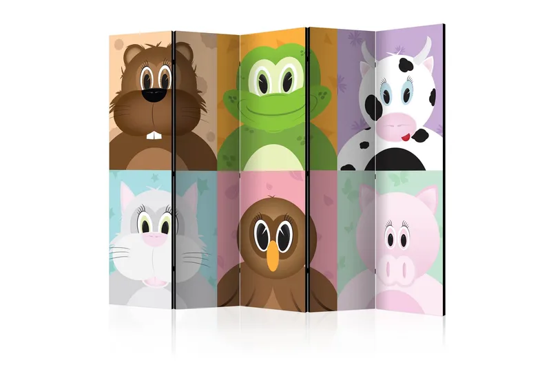 Romdeler - Cheerful Animals II 225x172, Artgeist sp. z o. o.