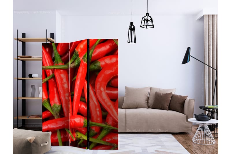 Romdeler Chili Pepper - Background - Artgeist sp. z o. o. - Bretteskjerm - Romdelere