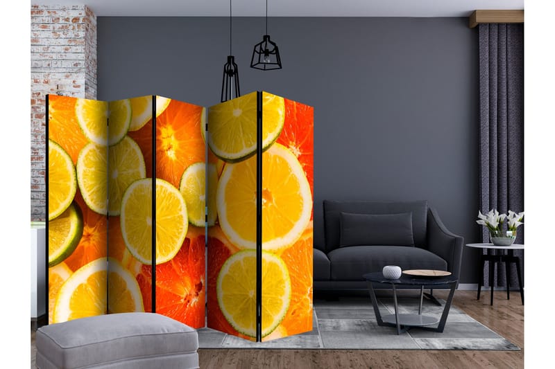 Romdeler Citrus Fruits II - Artgeist sp. z o. o. - Innredning - Romdelere - Bretteskjerm