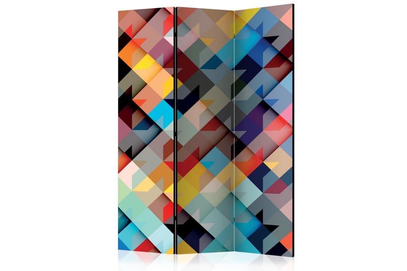 Romdeler - Color Patchwork 135x172 - Artgeist sp. z o. o. - Innredning - Romdelere - Bretteskjerm