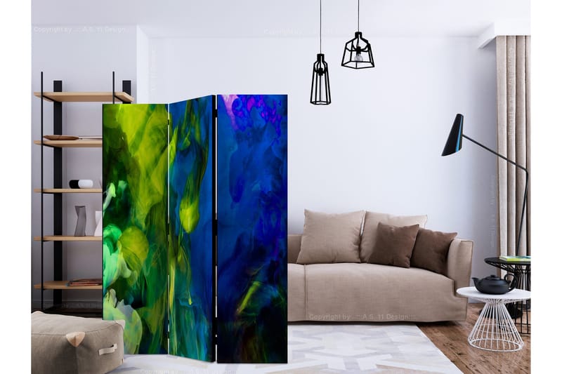Romdeler - Colored flames II 135x172 - Artgeist sp. z o. o. - Innredning - Romdelere - Bretteskjerm