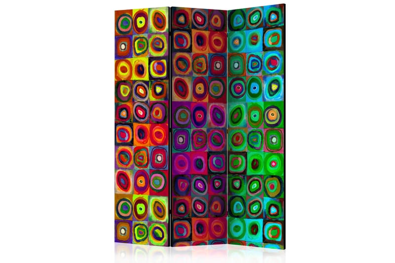 Romdeler Colorful Abstract Art 135x172 - Artgeist sp. z o. o. - Innredning - Romdelere - Bretteskjerm