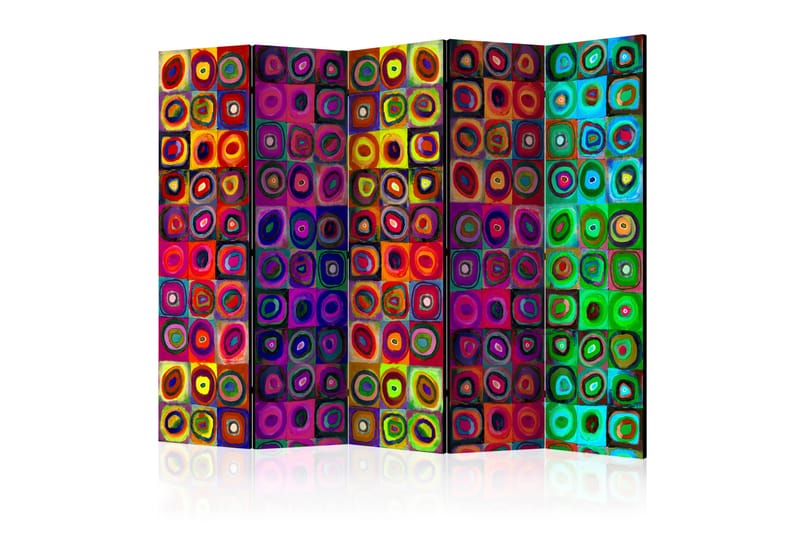 Romdeler Colorful Abstract Art 225x172 - Artgeist sp. z o. o. - Innredning - Romdelere - Bretteskjerm