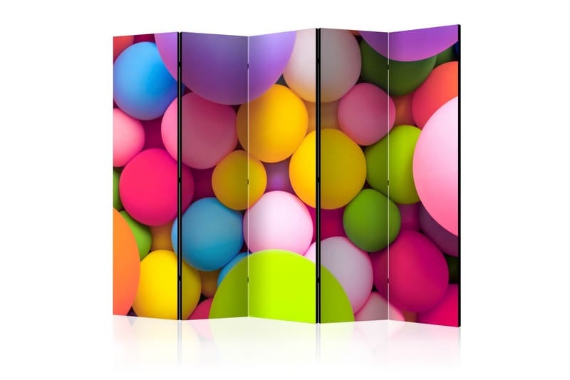 Romdeler - Colorful Balls II 225x172 - Artgeist sp. z o. o. - Innredning - Romdelere - Bretteskjerm